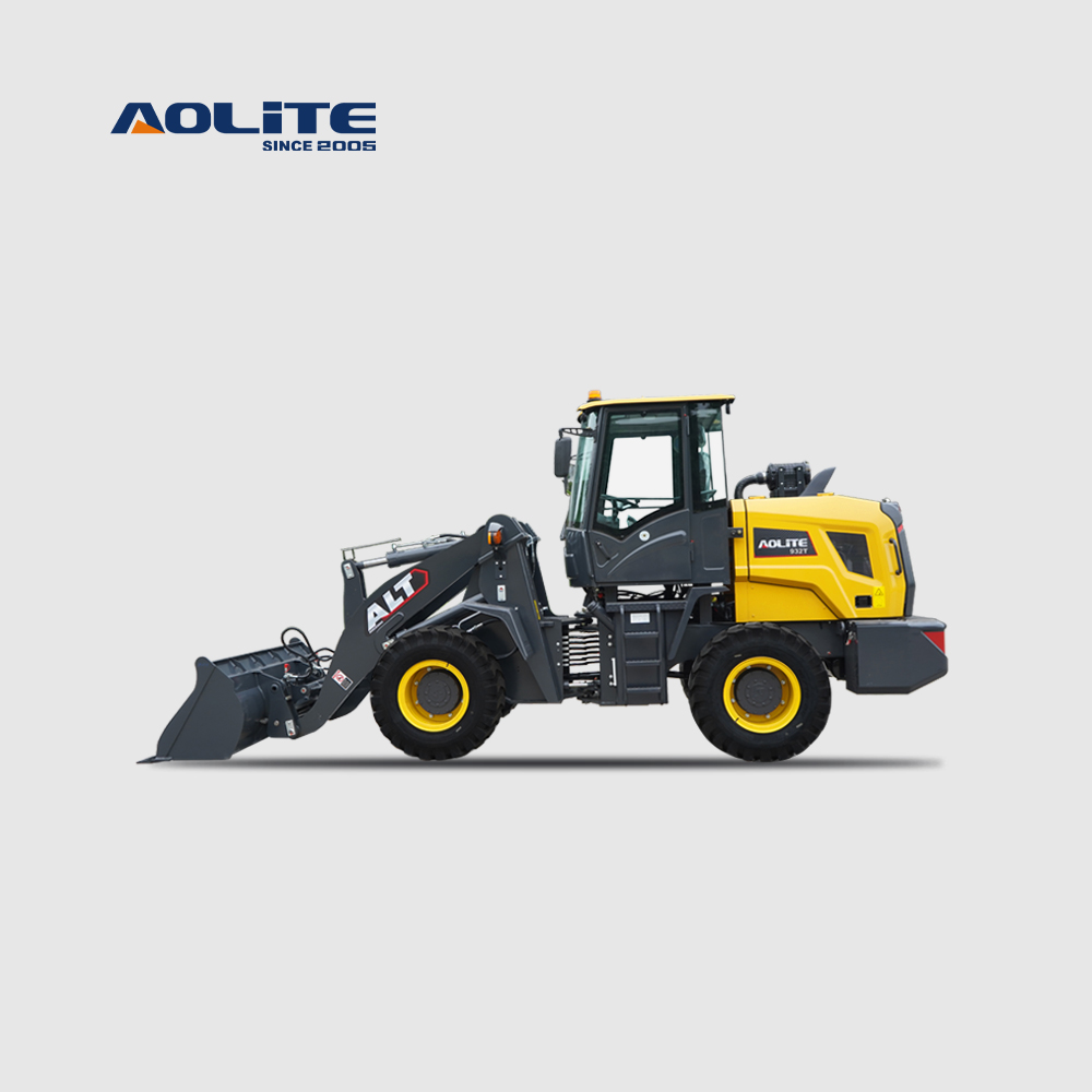 AOLITE 932T 디젤 4WD 2.0톤 기계식 조인트 전면 휠 로더