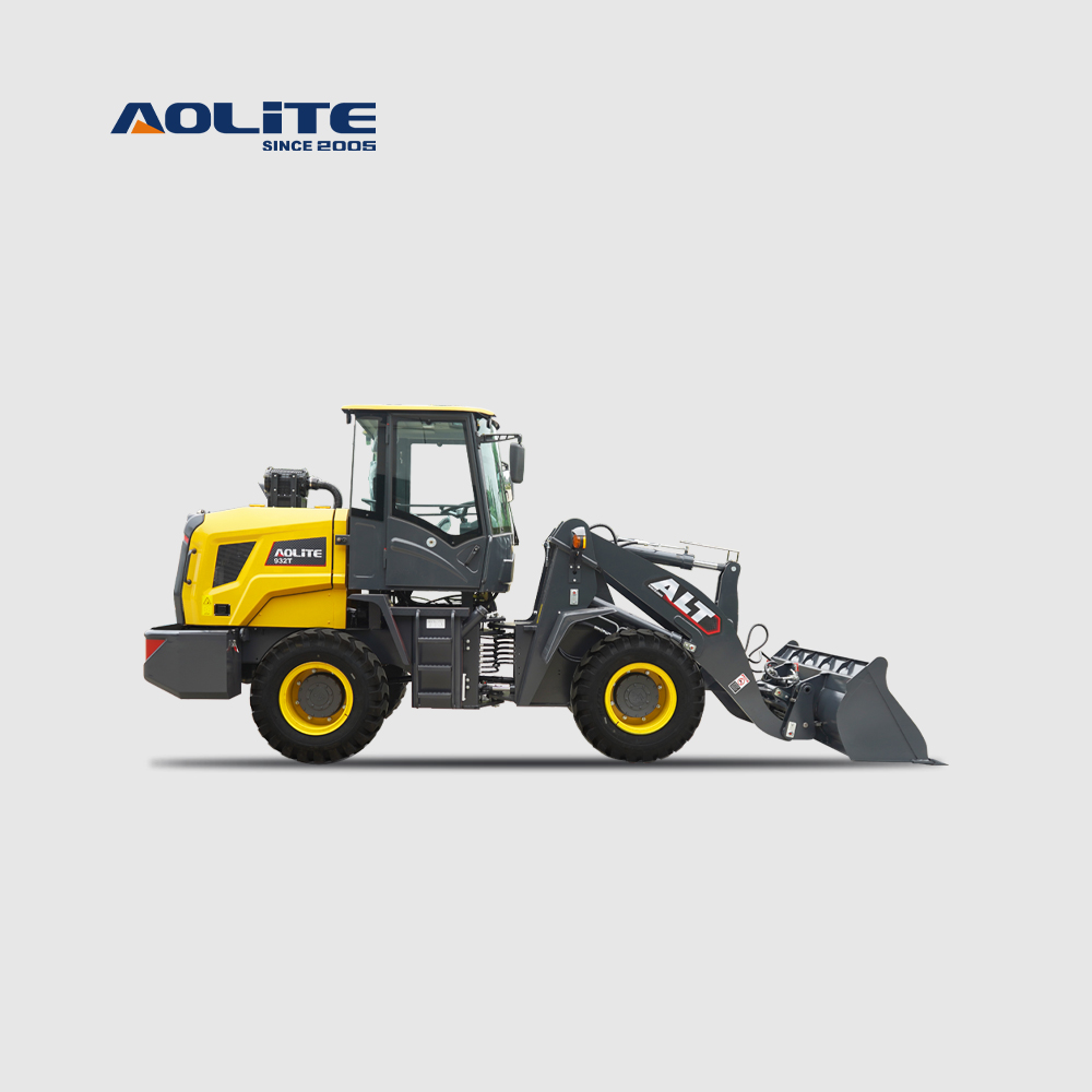 AOLITE 932T 디젤 4WD 2.0톤 기계식 조인트 전면 휠 로더