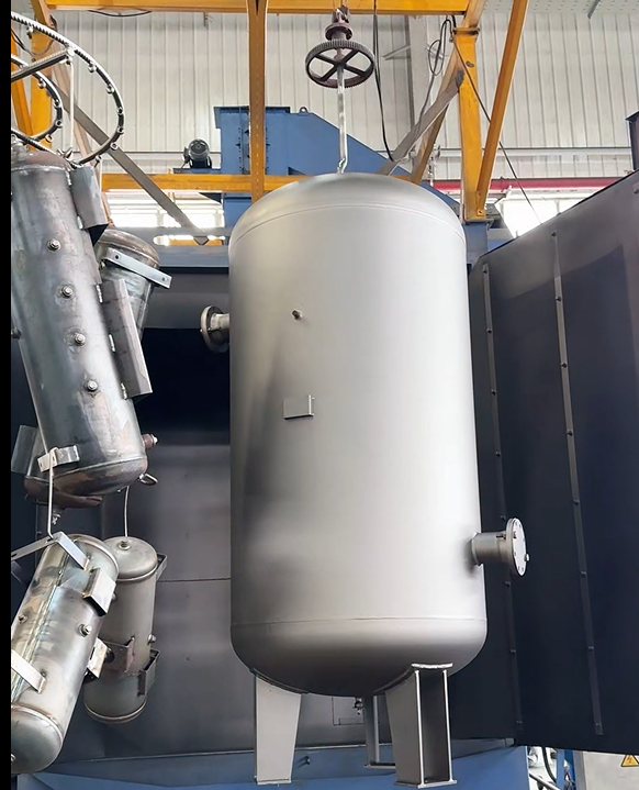 Air Receiver Tanks Shot Blasting Functions and Process