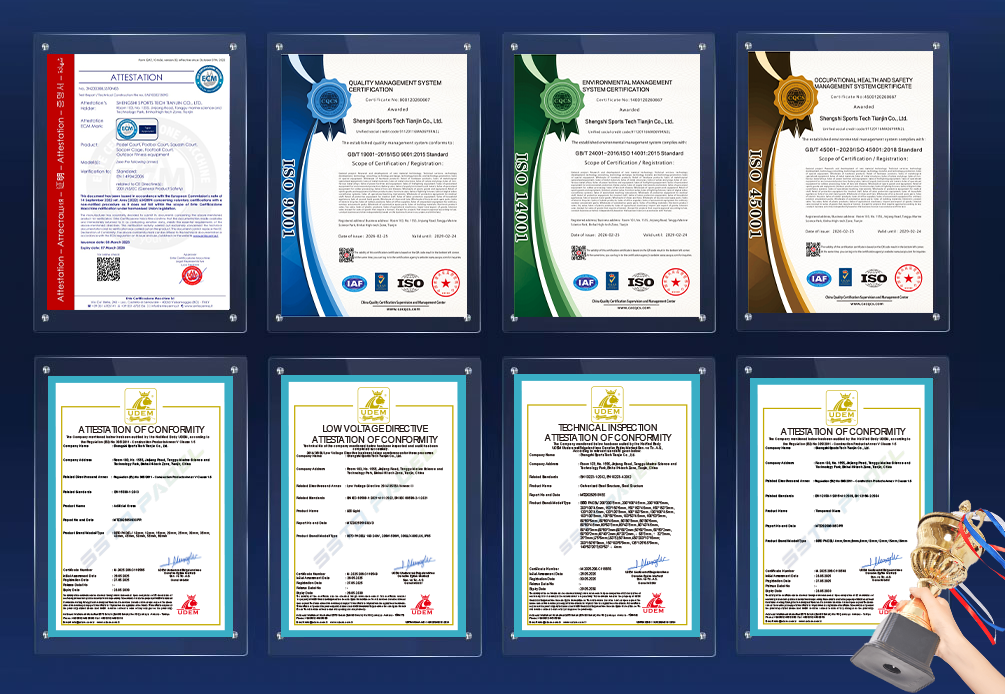 CE and ISO certificates