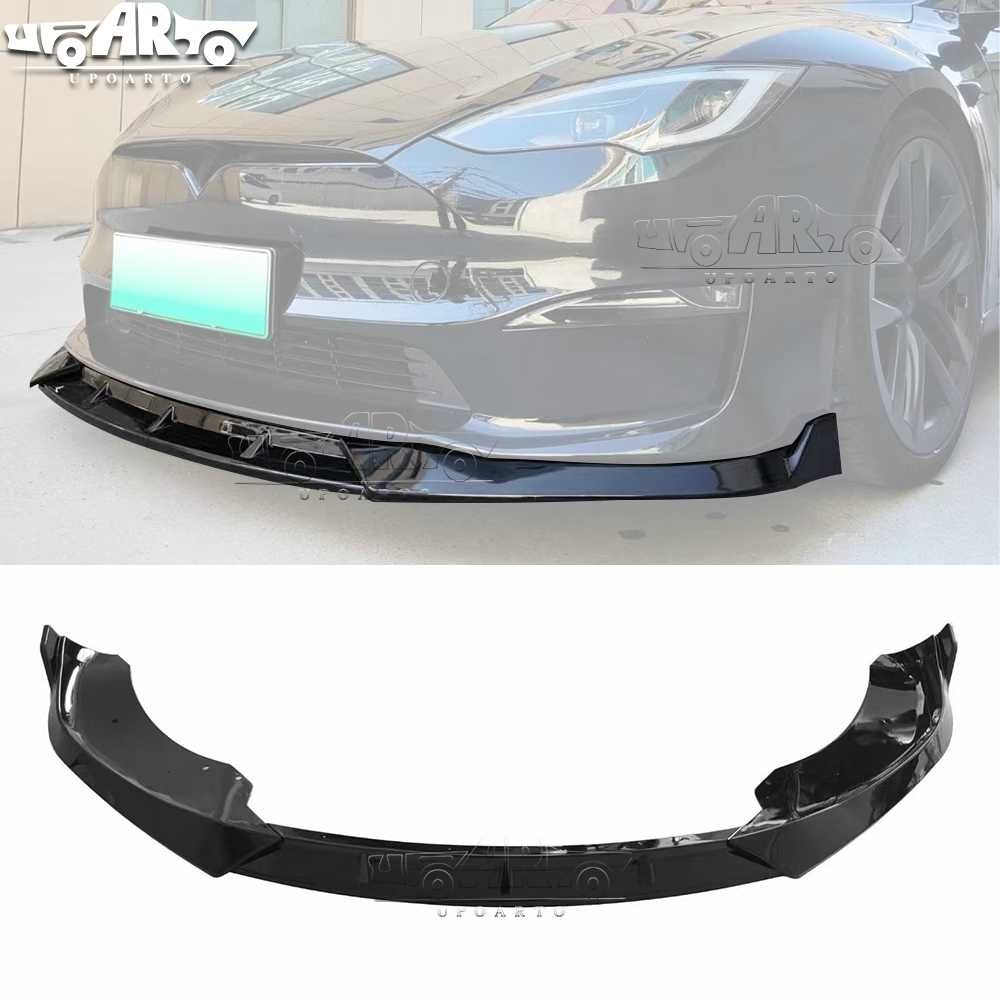 AR-Tesla-040 3 Parts Front Lip for Tesla Model S 2017-2020