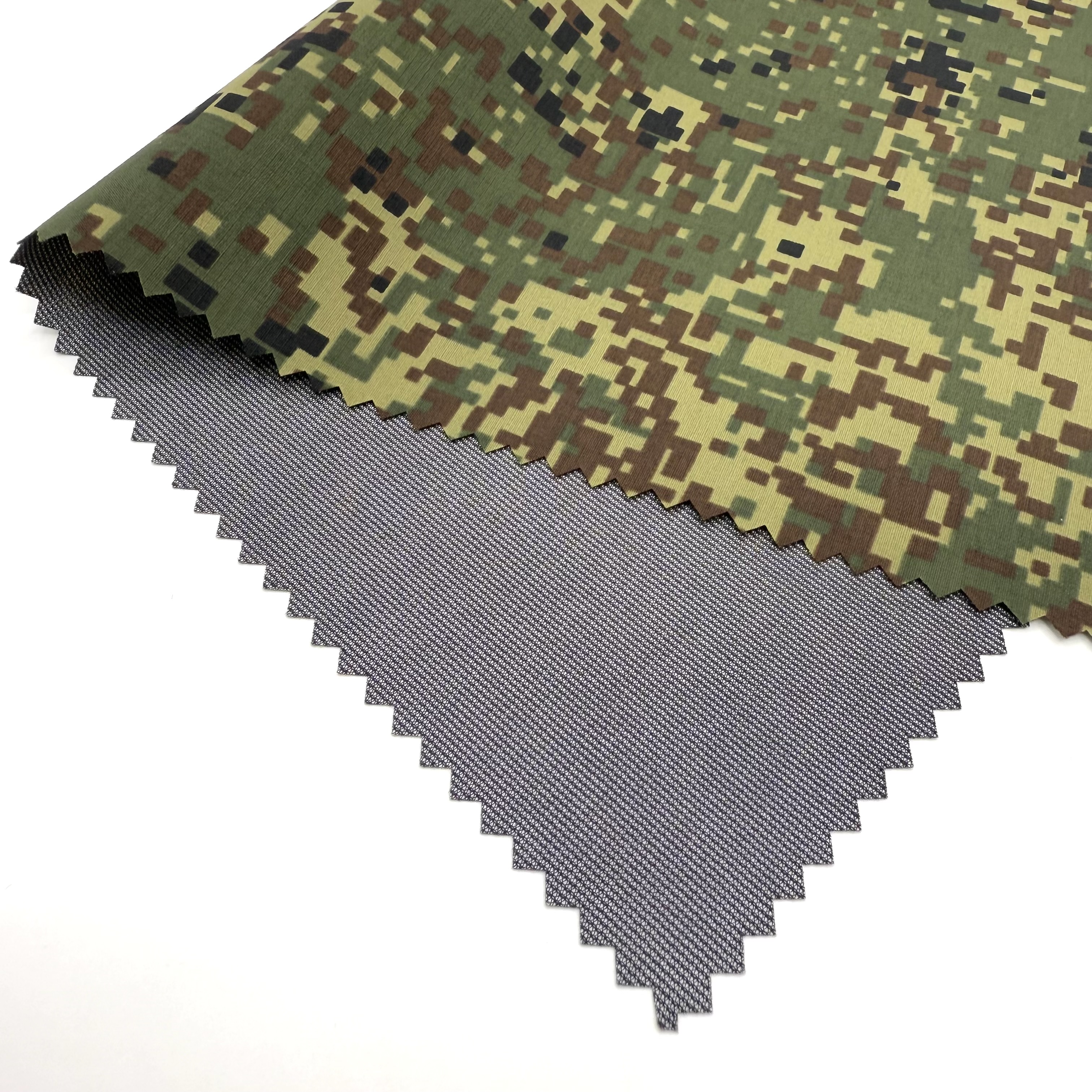 Waterproof Camouflage Nylon Taslan 3-Layers Fabric