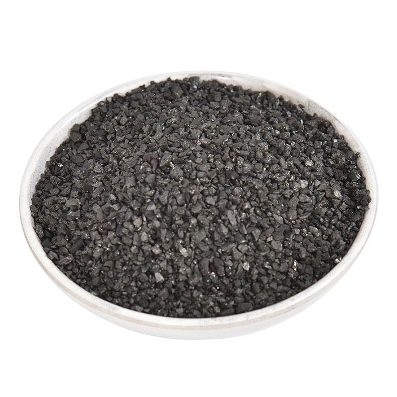 Granular activated carbon is used for water treatment.