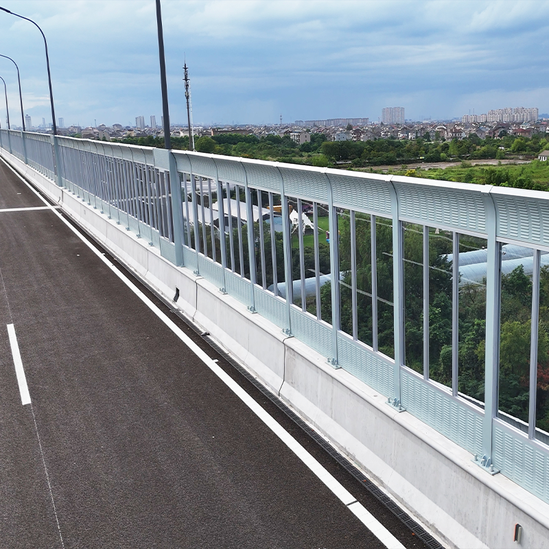 BV Certified Outdoor PVC Visual Barrier Acrylic Noise Barrier for Flyover Bridge by Manufacturer