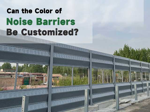 Can the Color of Noise Barriers Be Customized?
