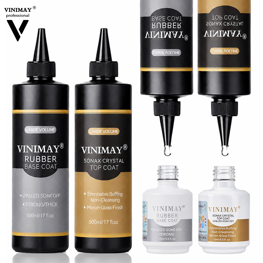 Vinimay-tehtaan OEM-suurikapasiteettinen päällystekerros ja alustakerros, mukautettu logolla varustettu geelipäällyste, jota ei tarvitse pyyhkiä pois, korkea kiilto, saatavilla useissa eri kapasiteeteissa