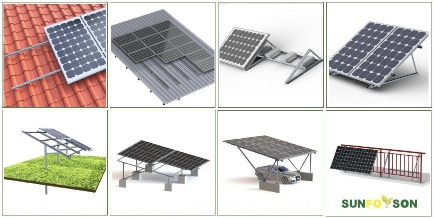 Servizi personalizzati completi di supporti fotovoltaici Sunforson