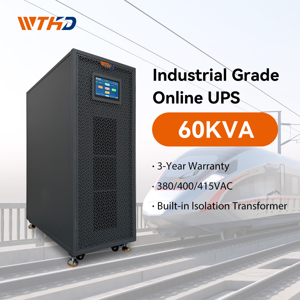60kva የሕብረተሰብ Ups 60KW 60 KVA 3 ፔዜ የእሌቪተር Online Ups Backup Power Supply