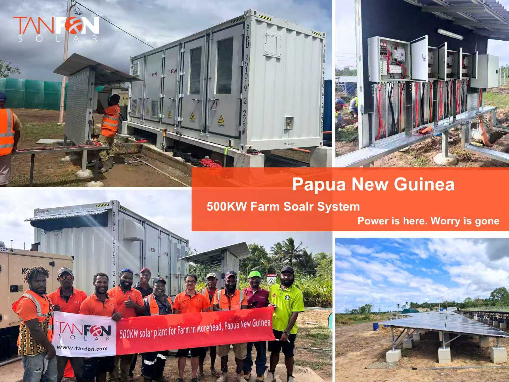 500kW Solar Farm System for Agricultural Training Center in Papua New Guinea
