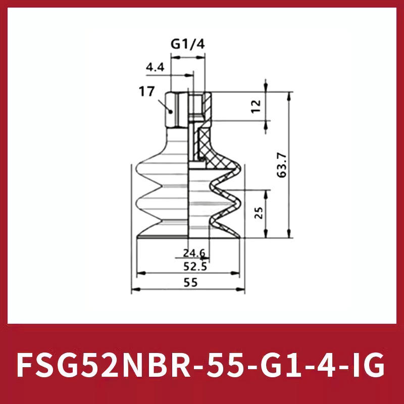 Fsg52nbr-55-g1/4-ig