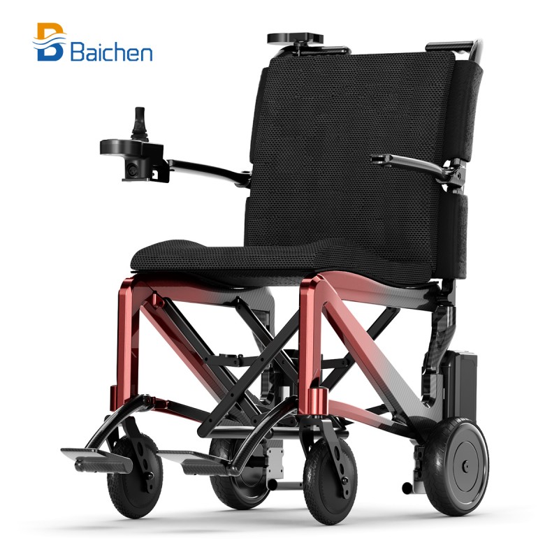 BC-EC8003-X(6inch) New design carbon fiber electric wheelchair with 6 inch wheel
