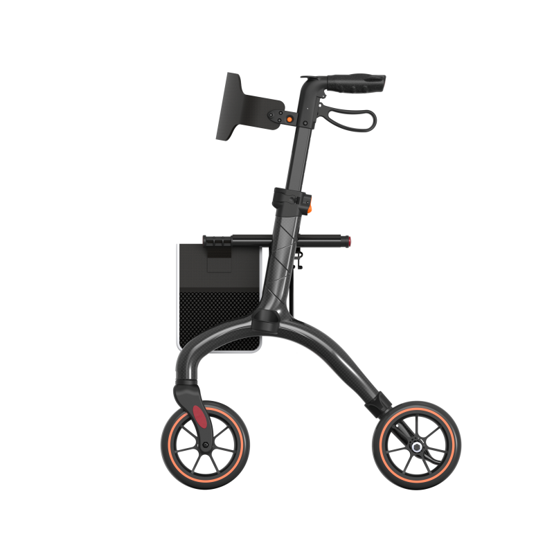 BC-WA04 Factory Adjustable Ultralight Foldable Carbon Fiber Walker (OEM/ODM)