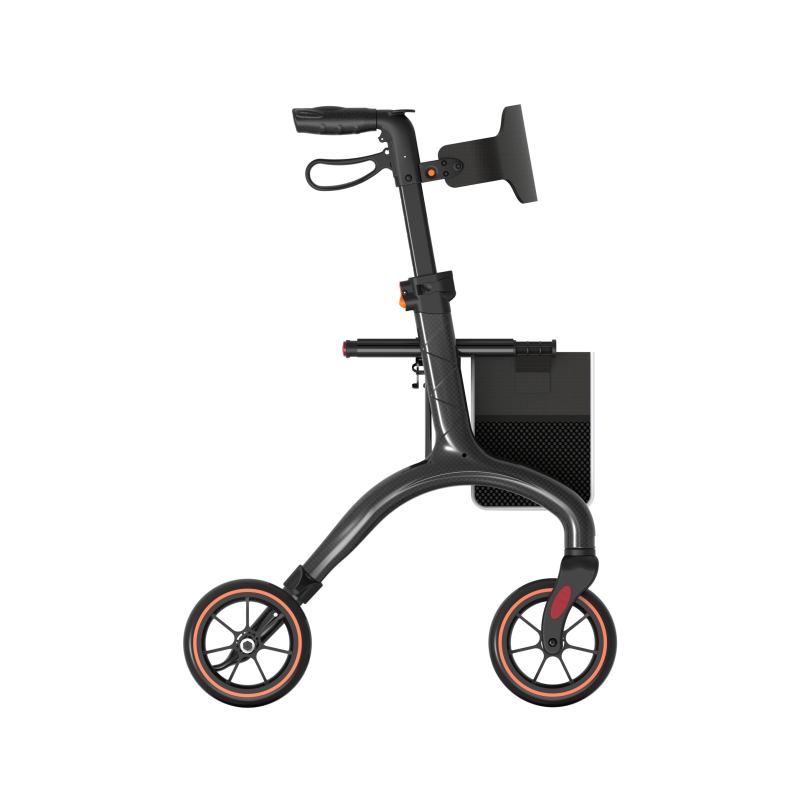BC-WA04 Factory Adjustable Ultralight Foldable Carbon Fiber Walker (OEM/ODM)