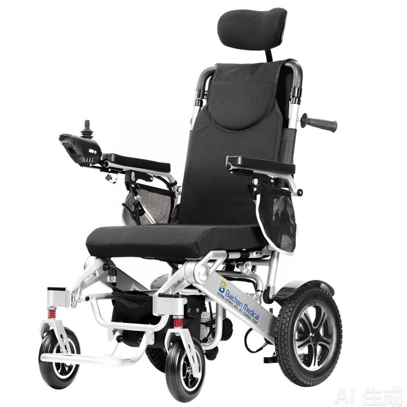BC-EA8000-MR Factory Supply Reclining Electric Wheelchair