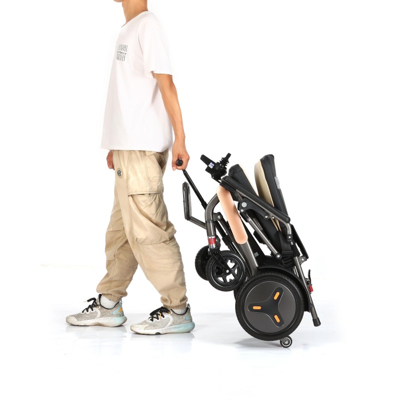 BC-EA5516-UP02 Aluminum Light weight Foldable Electric Wheelchair
