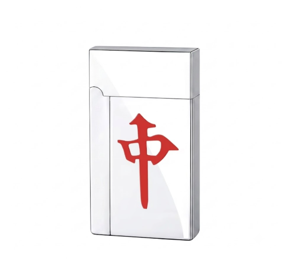 DB-291 Jet Soft Flame Butane Refillable Metal Blue Cigarette Lighter Windproof Outdoor Use Customized Logo Business Gift