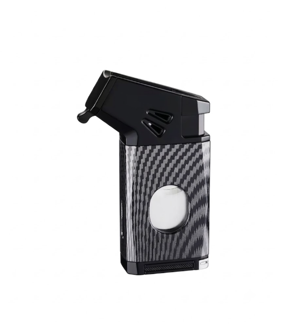 DB-289 Cigar Lighter Windproof Flame Torch Lighter with Cigar Cutter, Cigar Punch, Cigar Needle