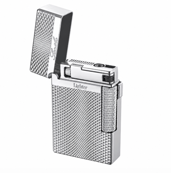 DB-1599 Langsheng Lighter Double Flame Torch Flame Normal Flame Lighter Luxury Cigar Cigarette Smoking Lighter Two Ignition